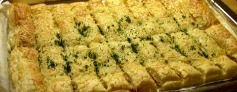 Schinken-Blätterteig Happen