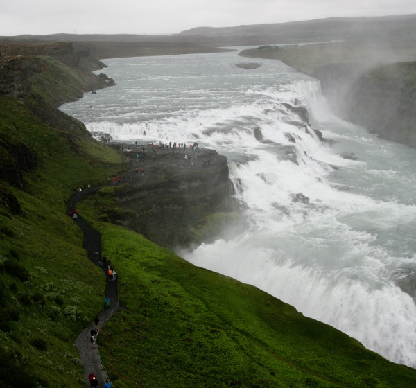 der obere Gullfoss