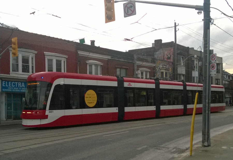 new Streetcar in Toronto