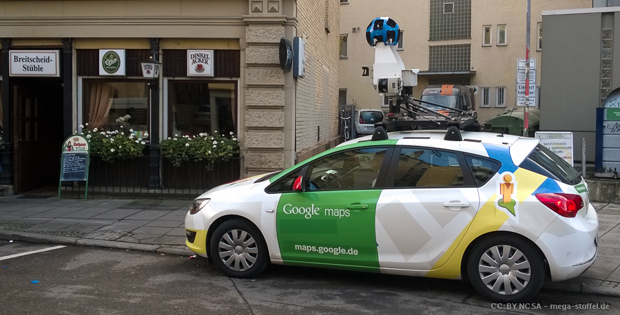 Google Street View Auto in Stuttgart