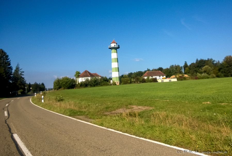 Leuchtturm auf der letzten Radtour 2015