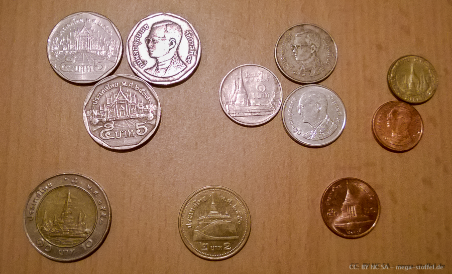 Thailändisches Geld, Münzen