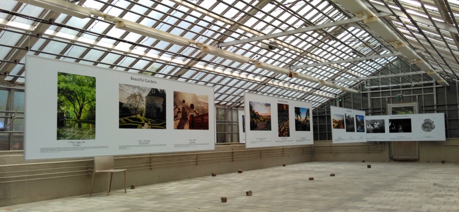 Foto-Ausstellung im Gewächshaus