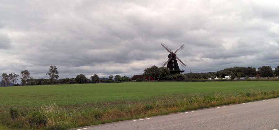 auch in Schweden: Windmühlen